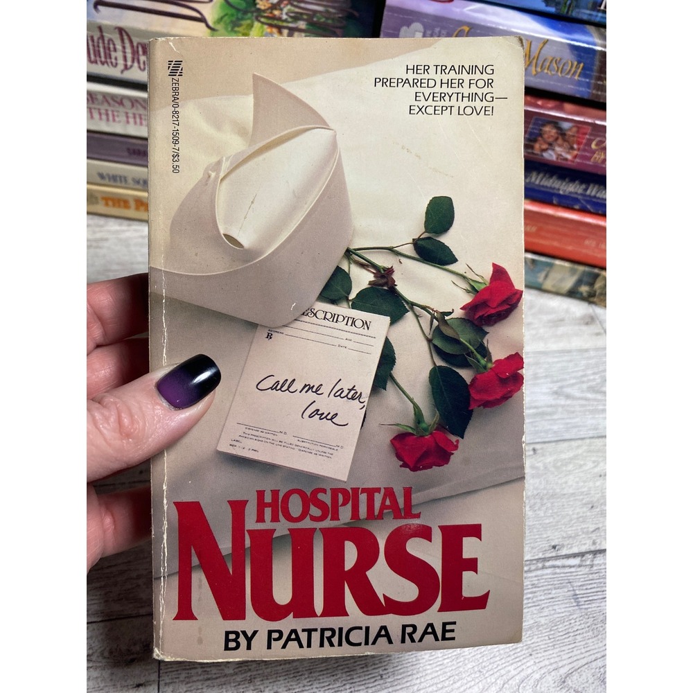 Hospital Nurse Paperback Medical Romance‎ Novel Patricia Rae Zebra Books 1985